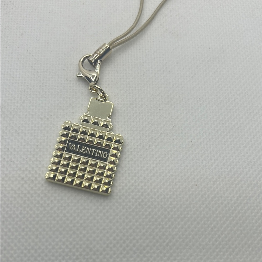 Valentino Gold Perfume Bottle Charm